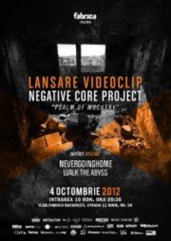 Concert de lansare videoclip Negative Core Project in club Fabrica