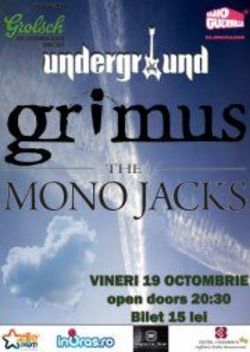 Grimus si The Mono Jacks: concert in Underground Pub din Iasi