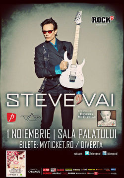 Poze cu Steve Vai in concert la Bucuresti