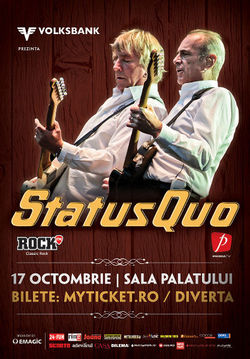 Poze cu Status Quo in concert la Bucuresti!