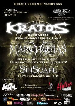 Kratos, Sinscape si Marchosias: Concert la Bucuresti