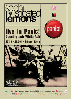 White Ash si Sophisticated Lemons: Concert in Panic Club Bucuresti