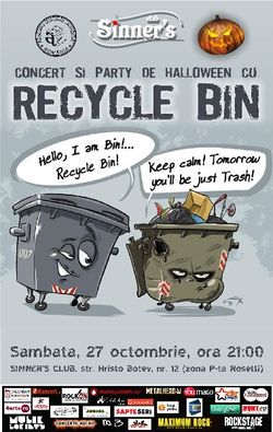 Recycle Bin: Concert la Bucuresti