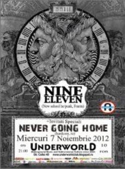 Concert Nine Eleven si Nevergoinghome in Underworld Club Bucuresti