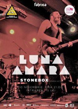 Luna Amara: Concert la Bucuresti in club Fabrica