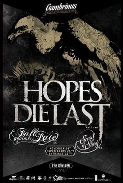 Hopes Die Last, Fall Against Fate si Scars Of A Story: Concert la Cluj-Napoca
