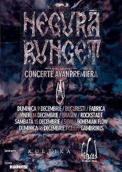Negura Bunget: 4 concerte exclusive, avanpremiera TAU, in Romania