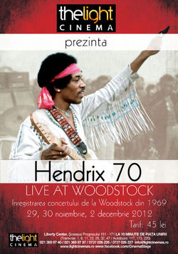 Hendrix 70: Live At Woodstock la The Light Cinema