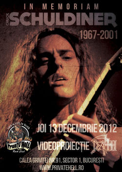 In memoriam Chuck Schuldiner in Private Hell din Bucuresti