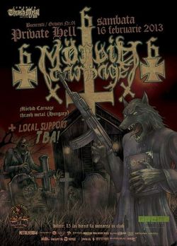 Morbid Carnage: Concert la Bucuresti in Private Hell