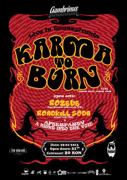 Karma To Burn: Concert la Cluj-Napoca in Gambrinus Pub