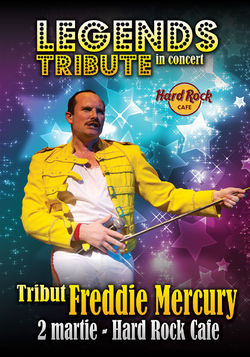 Concert tribut Freddie Mercury la Hard Rock Cafe din Bucuresti