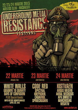 Underground Metal Resistance 2013 la Club Ageless din Bucuresti