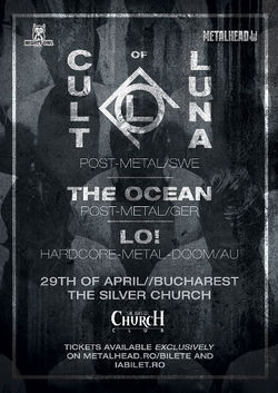 CULT OF LUNA, THE OCEAN, LO! : Concert la Bucuresti