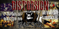 Distorsion: concert la Pitesti in club Barock