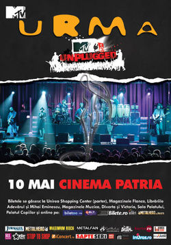 Concert Urma la Cinema Patria din Bucuresti