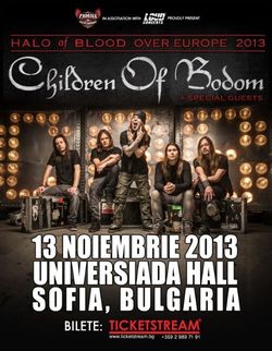 Phoenix Entertainment anunta concertul Children of Bodom and special guests la Sofia