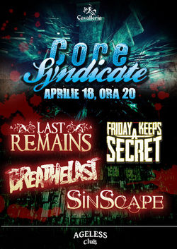 Concert Last Remains, Breathelast si Friday Keeps a Secret la Bucuresti pe 18 aprilie