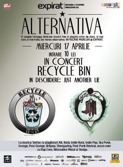 Concert Recycle Bin in Bucuresti pe 17 aprilie