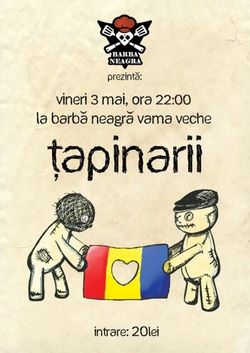 Concert Tapinarii in Vama Veche pe 3 mai