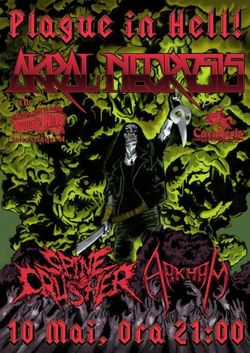 Concert Akral Necrosis - Plague In Hell - pe 10 mai la Private Hell