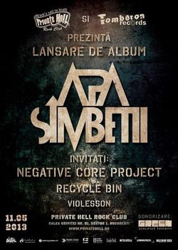 Concert lansare album Apa Simbetii pe 11 mai la Bucuresti