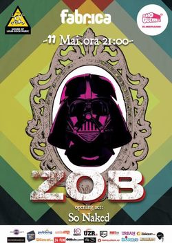 Concert ZOB pe 11 mai in Club Fabrica din Bucuresti