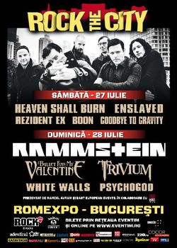 Poze Rock The City 2013: Concert Rammstein la Bucuresti in iulie 2013