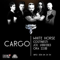 Concert Cargo la White Horse Costinesti pe 1 august