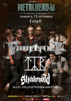 Concert Finntroll, Tyr, Skalmold in septembrie la Silver Church din Bucuresti