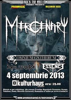 Concert Mercenary si Omnium Gatherum in septembrie la Bucuresti