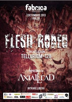 Flesh Rodeo lanseaza albumul Tellurium-128, Joi 3 Octombrie, in Club Fabrica