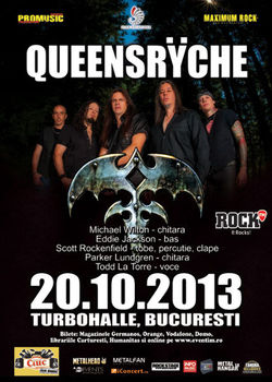 Concert Queensryche pe 20 octombrie la Bucuresti