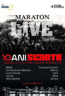 Maraton live 10 ani de Sunete
