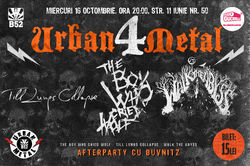 Urban Metal 4: Concert THWCF, Till Lungs Collapse si Walk The Abyss, la B52, pe 16 octombrie