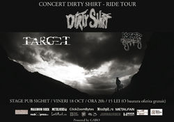 Concert Dirty Shirt - Vineri 18 Octombrie in Stage Pub, Sighetu Marmatiei