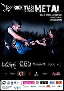 Festivalul Rock'N'Iasi: Sectiunea Metal 19 - 20 Octombrie la Casa de Cultura a Studentilor