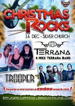 Christmas Rocks in Silver Church cu Trooper si Terrana band pe 16 decembrie in Silver Church