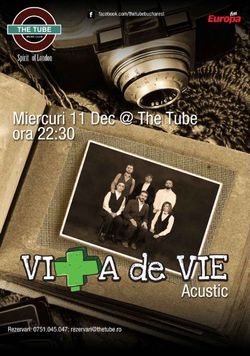 Concert Vita de Vie pe 11 decembrie, la The Tube
