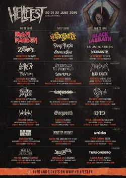 Primele nume confirmate pentru Hellfest 2014