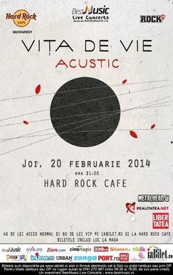 ANULAT - Concert Vita De Vie acustic la Hard Rock Cafe