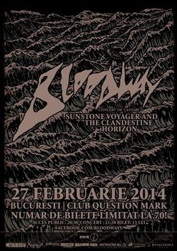 Concert de lansare Bloodway in februarie la Bucuresti