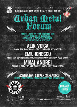 Urban Metal Forum la B52: Despre management si distributie digitala in Romania