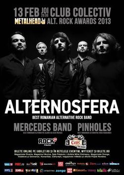 ALTERNOSFERA, Mercedes Band si Pinholes in Colectiv - METALHEAD ALT.ROCK AWARDS 2013 - 2014
