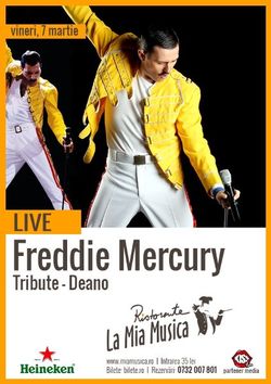 Concert tribut Freddie Mercury @ La Mia Musica din Bucuresti