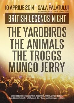British Legends Night: Patru trupe legendare pe scena Salii Palatului
