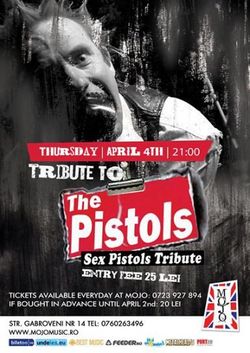The Pistols - Tribut Sex Pistols @ Club Mojo