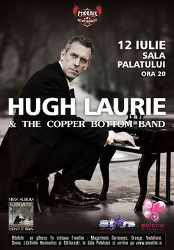 Hugh Laurie, actorul din Dr. House, in concert la Bucuresti