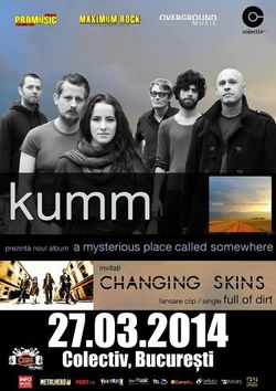 Concert Kumm si Changing Skins in club Colectiv