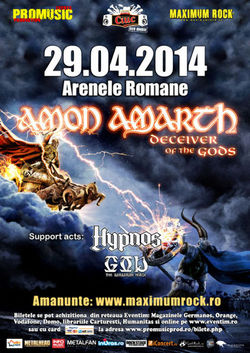 Concert Amon Amarth pe 29 aprilie la Bucuresti